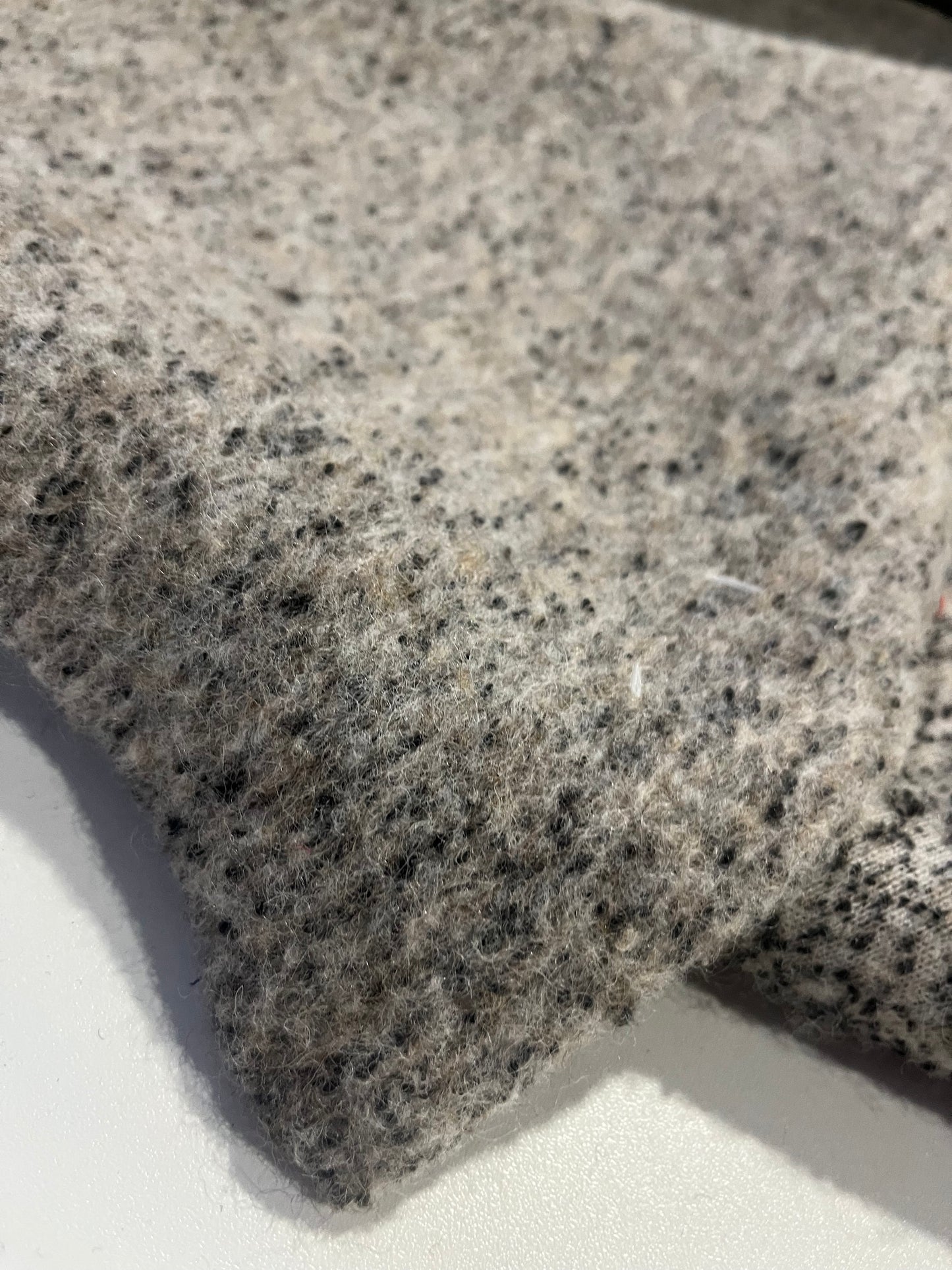 BIRMA 027  heavy wool bouclette grey/beige/black