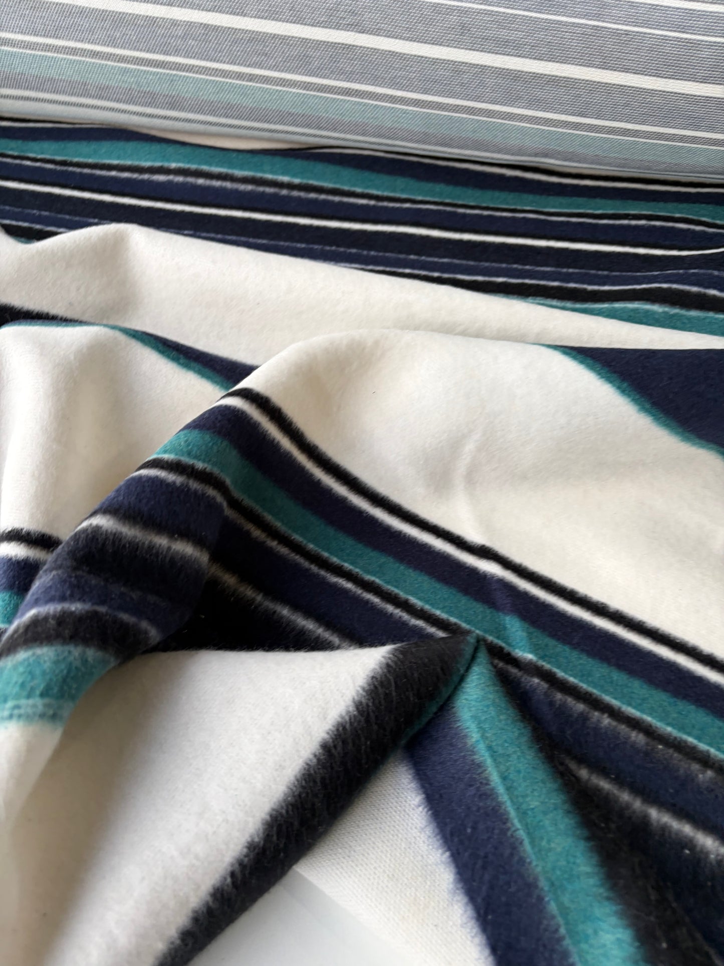 RALPH 037 striped coat fabric with wool