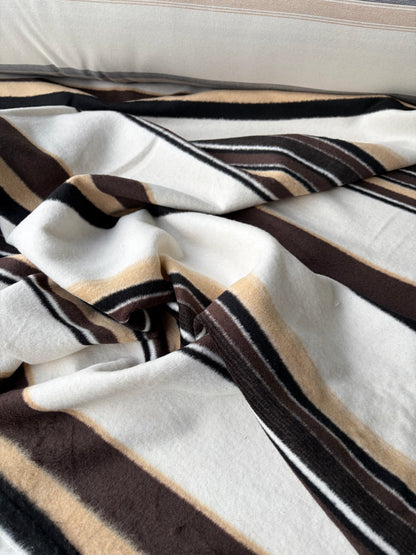 RALPH 038 striped coat fabric with wool