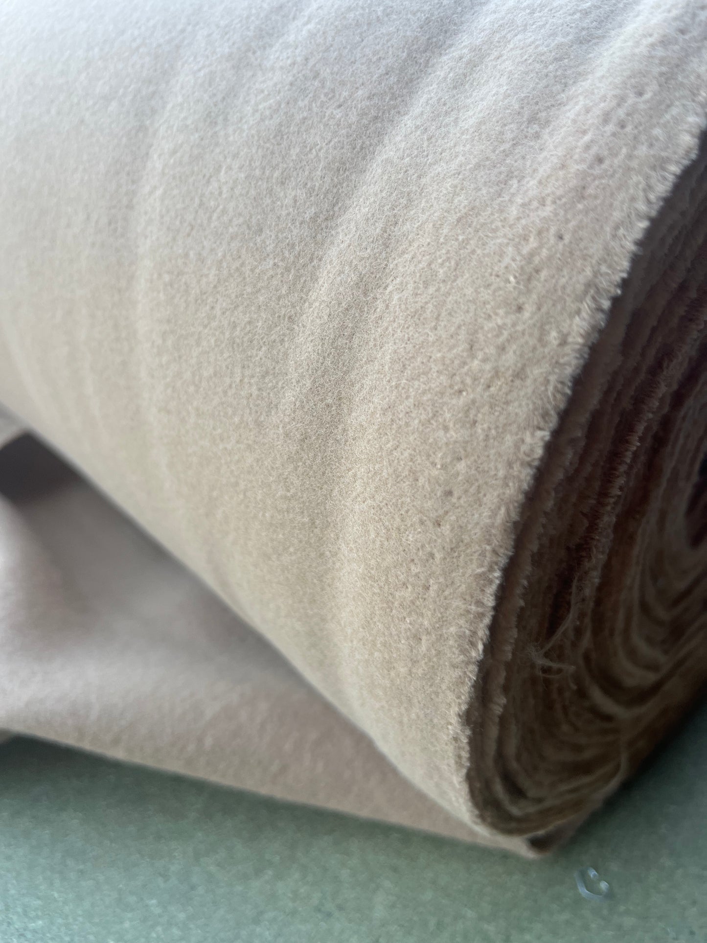 LOUIS 005 camel coat fabric with wool