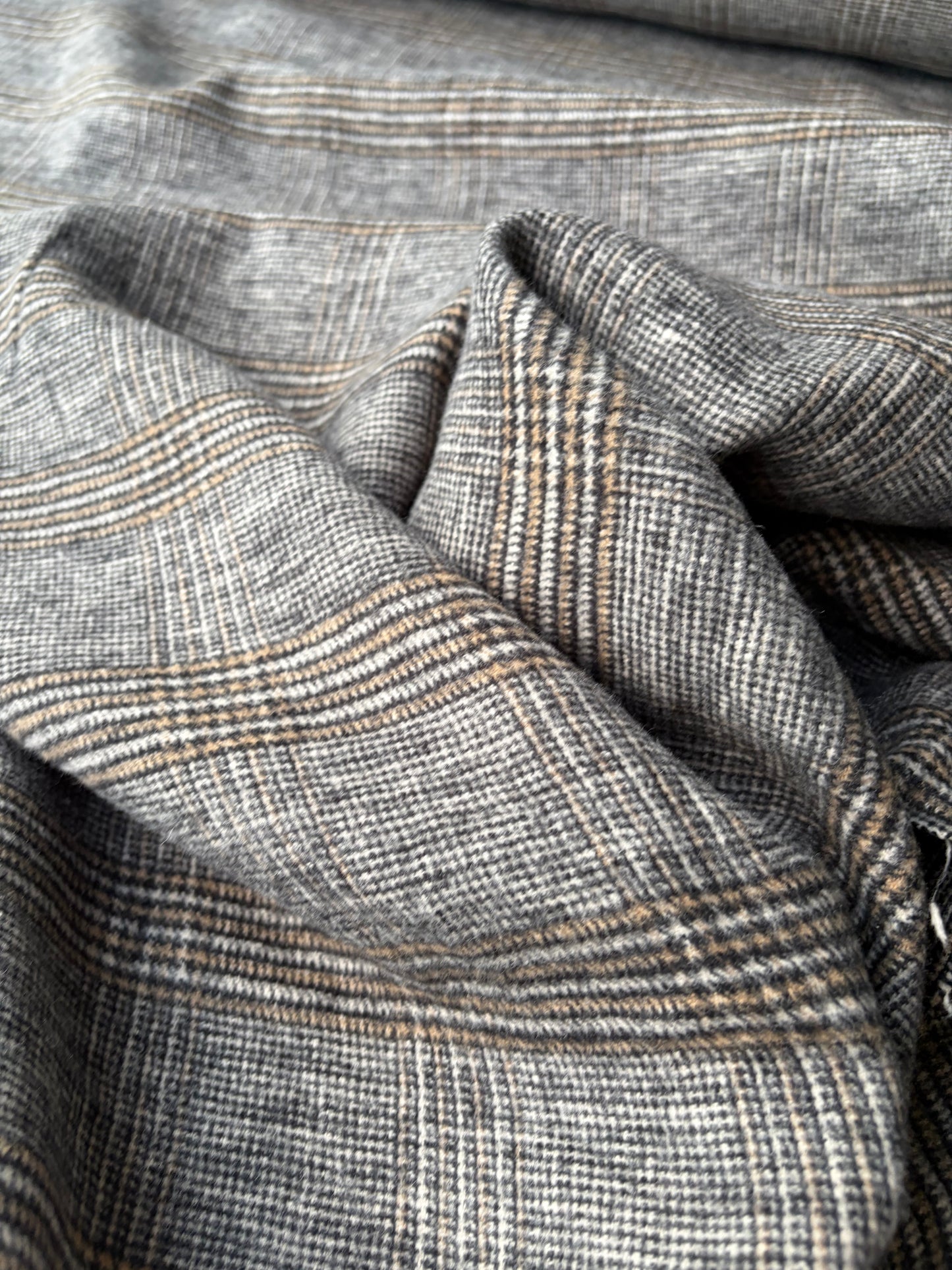 RALPH 039 classical checkered wool flannel