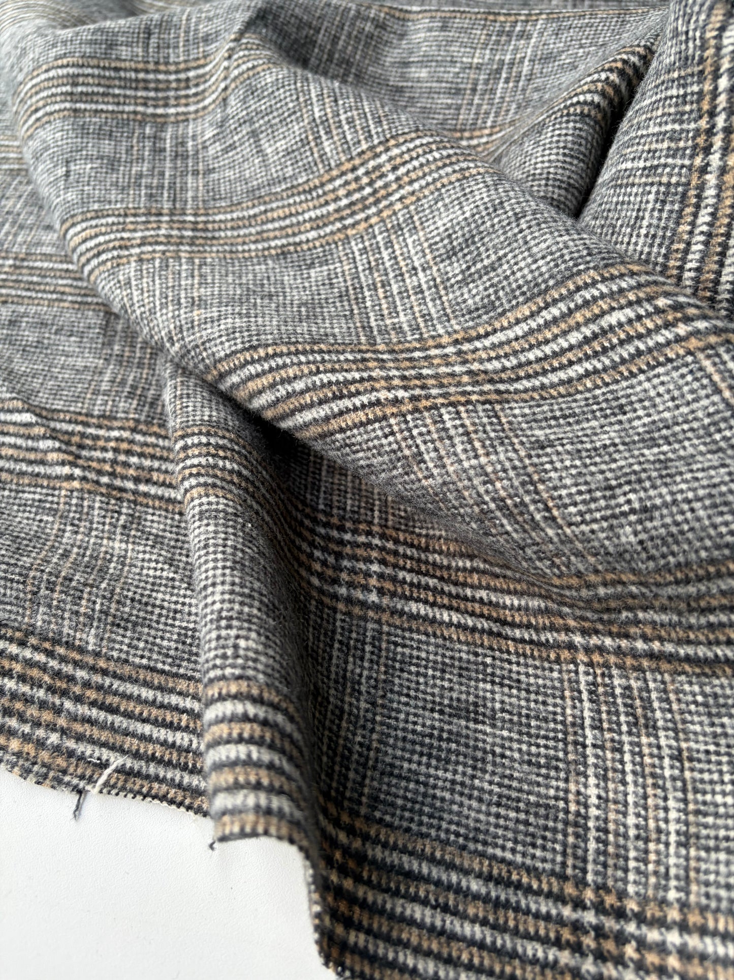 RALPH 039 classical checkered wool flannel