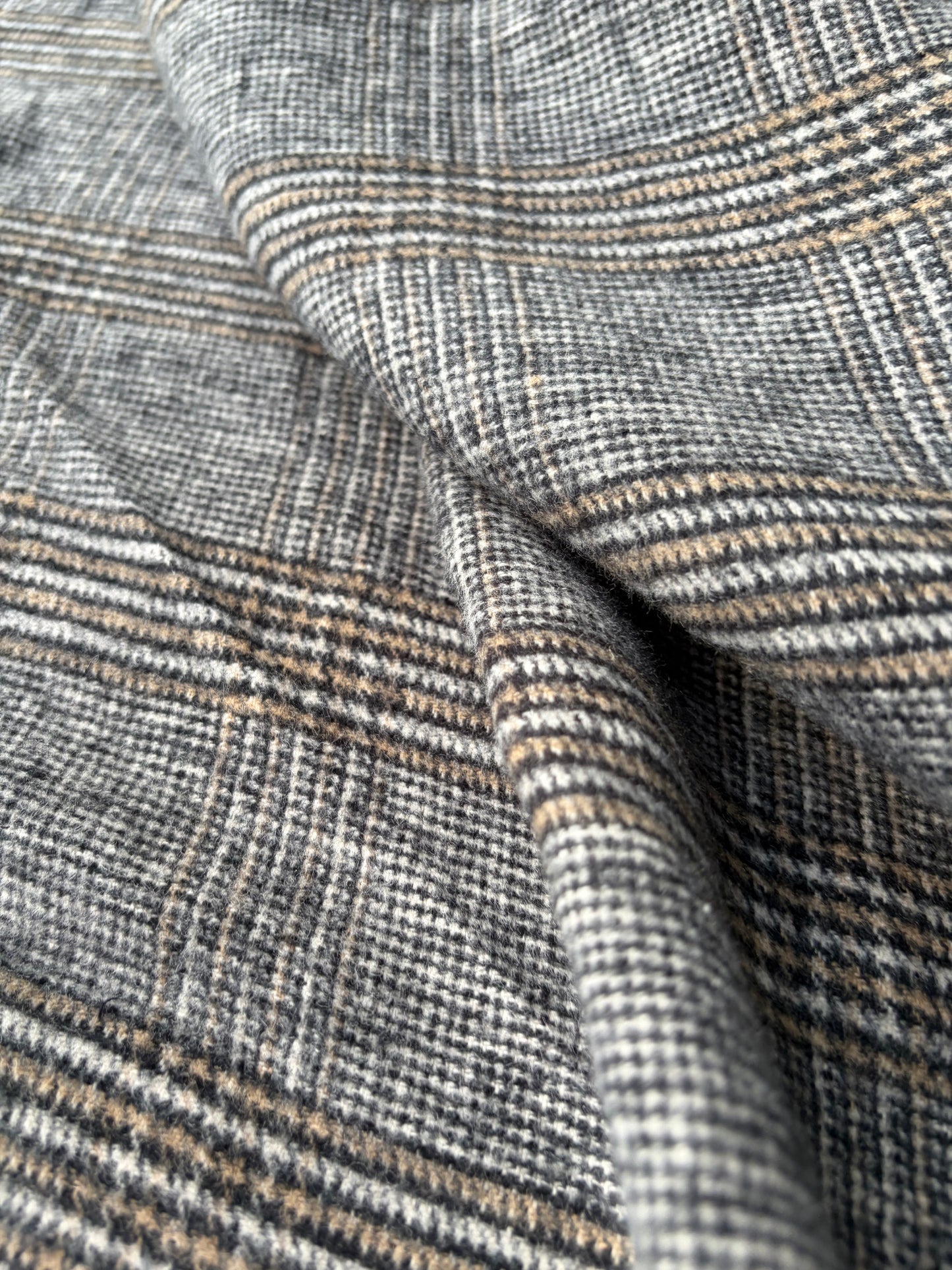 RALPH 039 classical checkered wool flannel