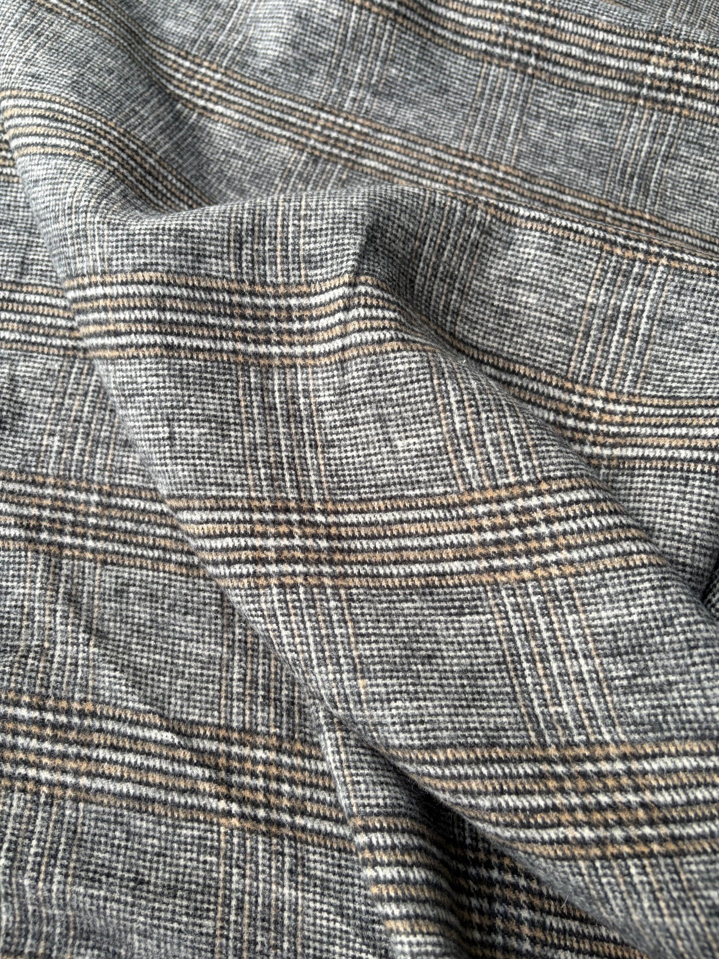 RALPH 039 classical checkered wool flannel