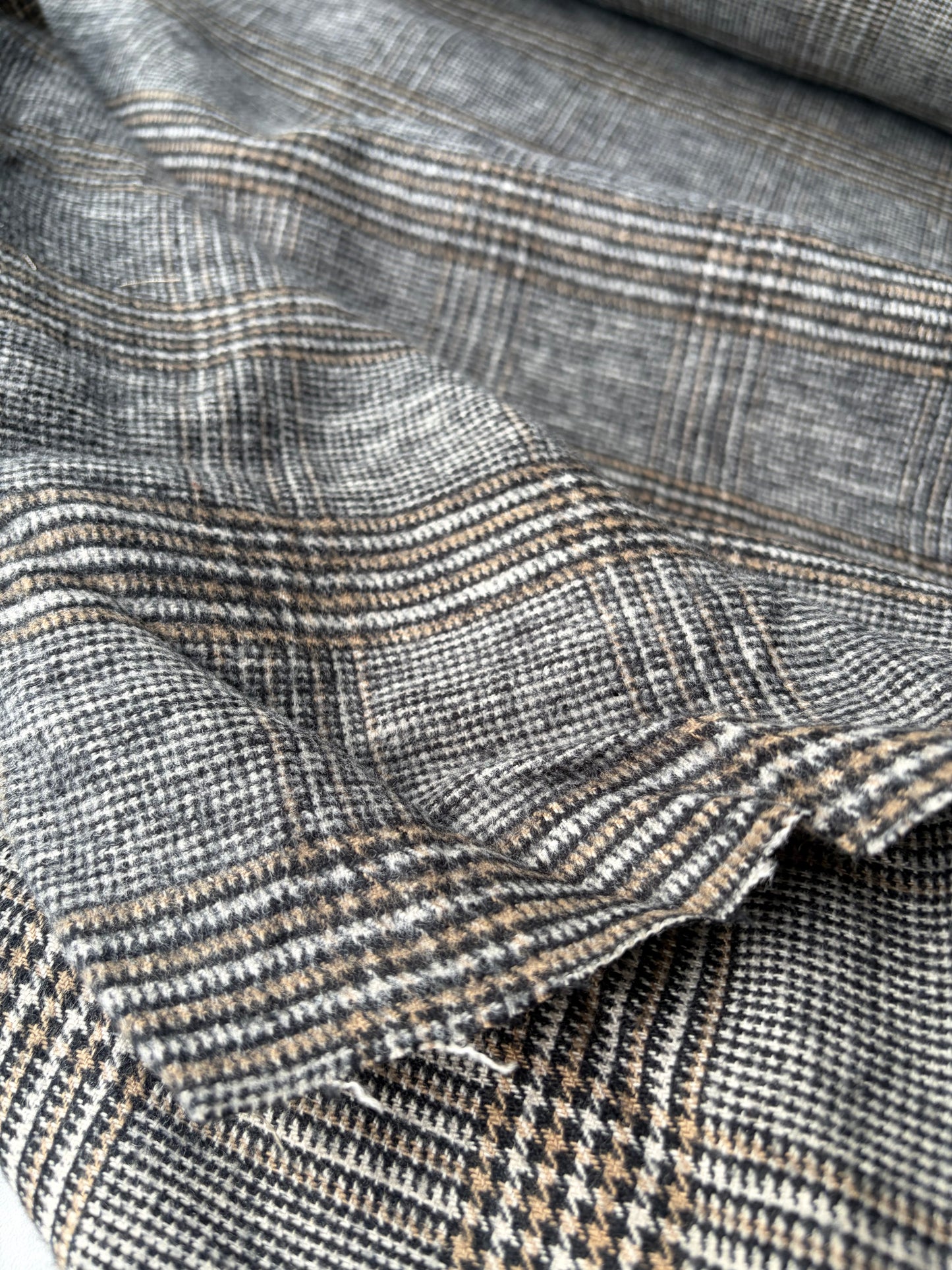 RALPH 039 classical checkered wool flannel