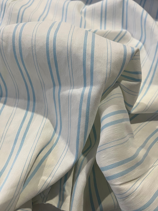 PC TOM 028 colourwoven cotton stripe with stretch
