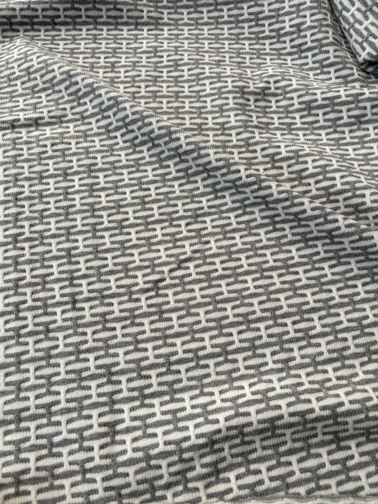 RALPH 043 jersey jacquard grey graphical logo design