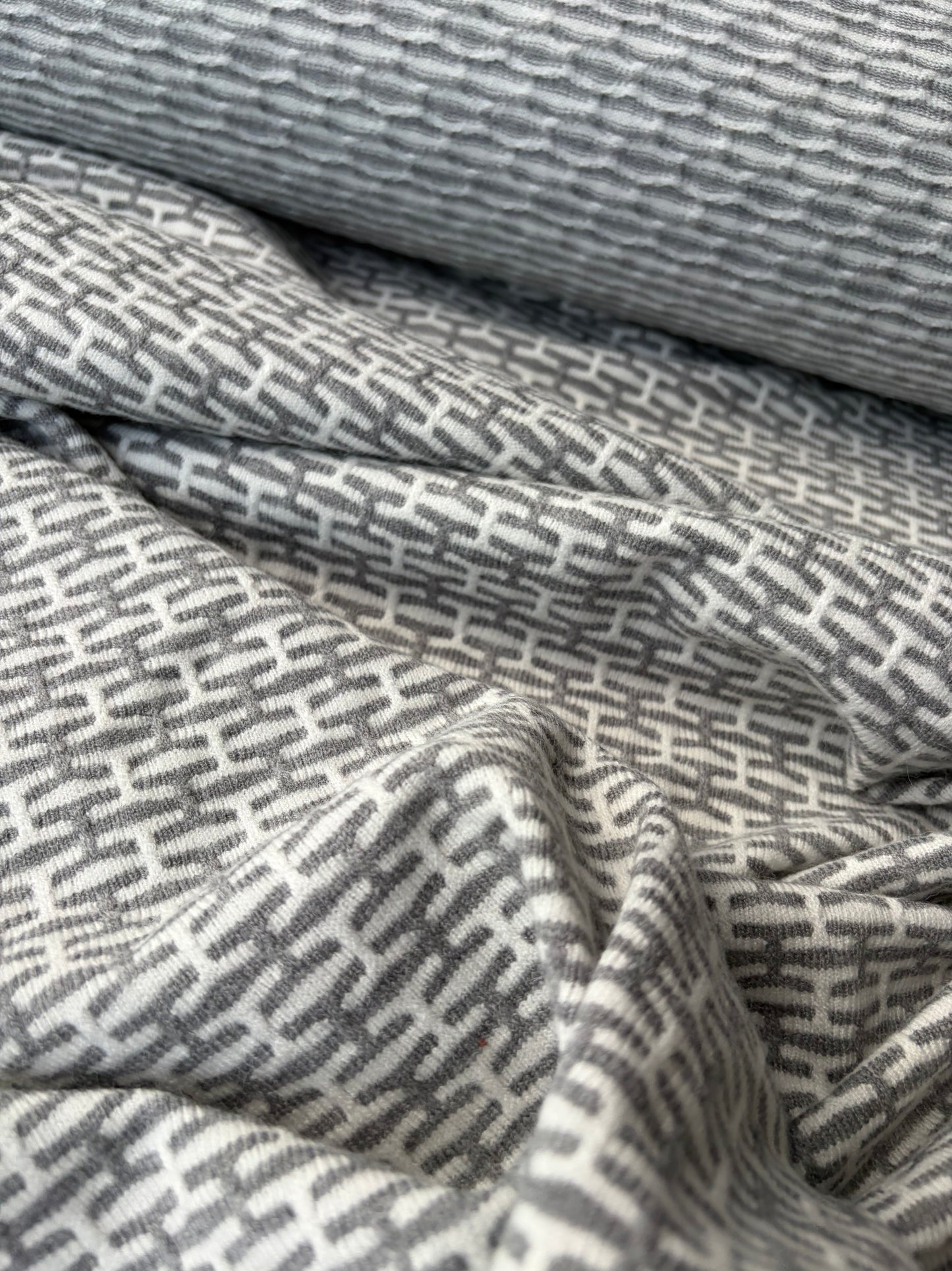 RALPH 043 jersey jacquard grey graphical logo design