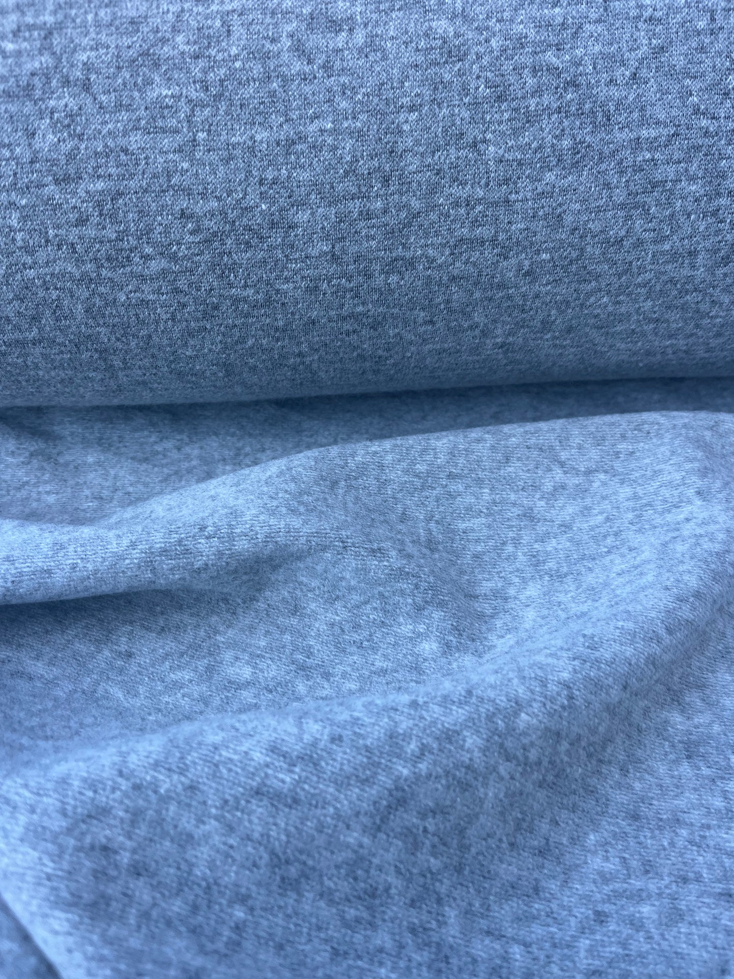 LOUIS 010 Heavy jersey with wool light grey
