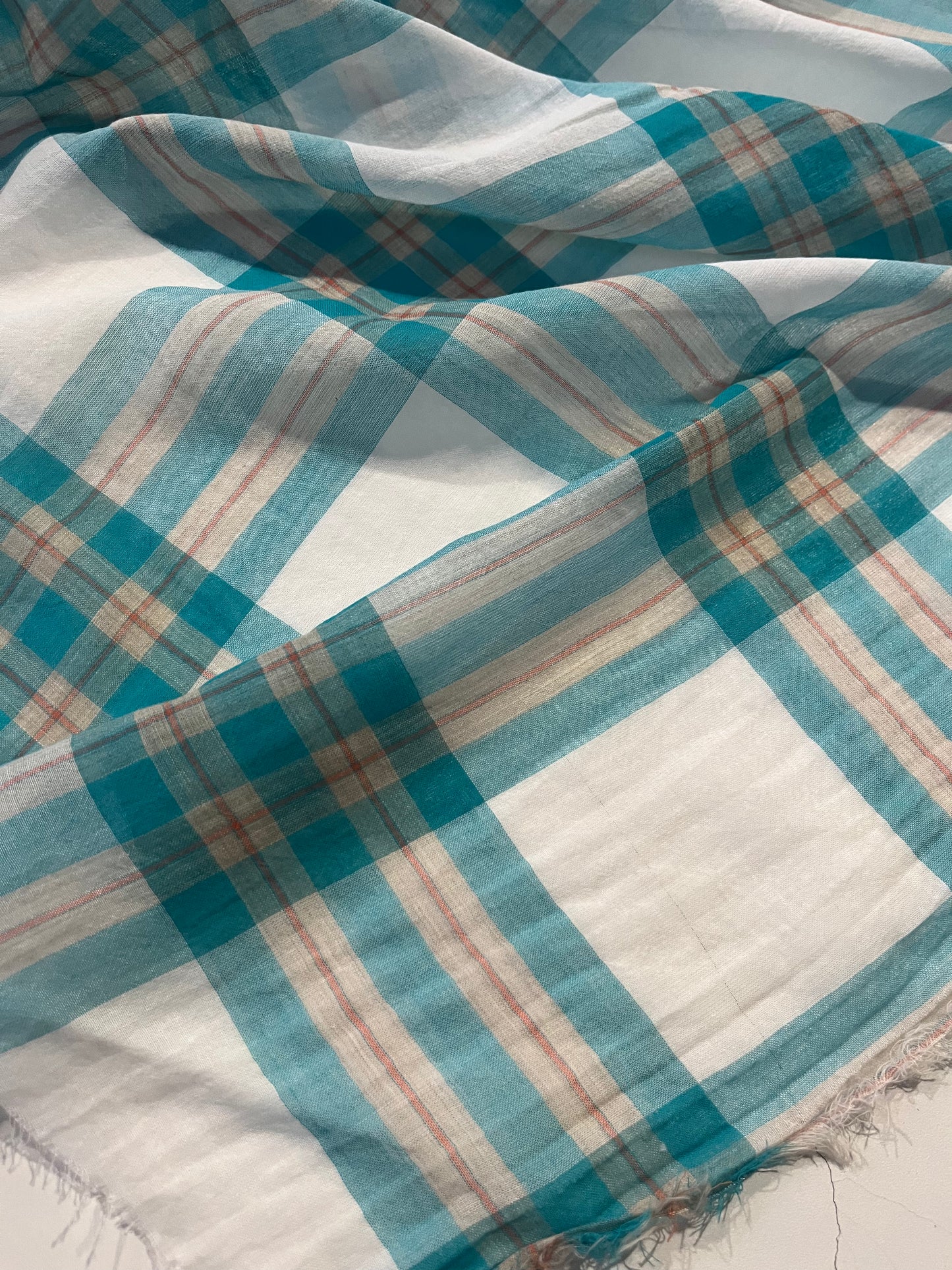 TOM 032 colourwoven cotton voile check