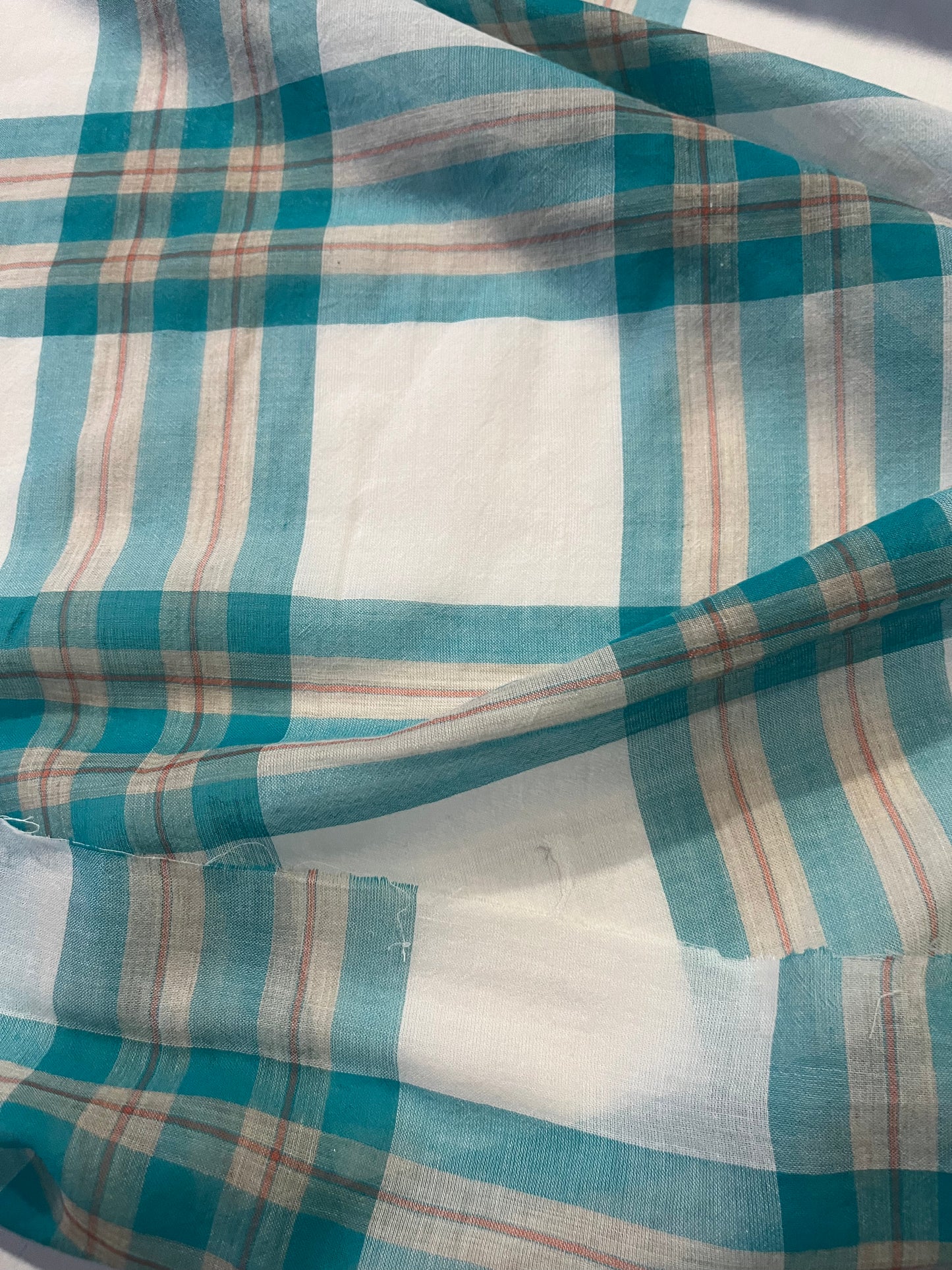 TOM 032 colourwoven cotton voile check