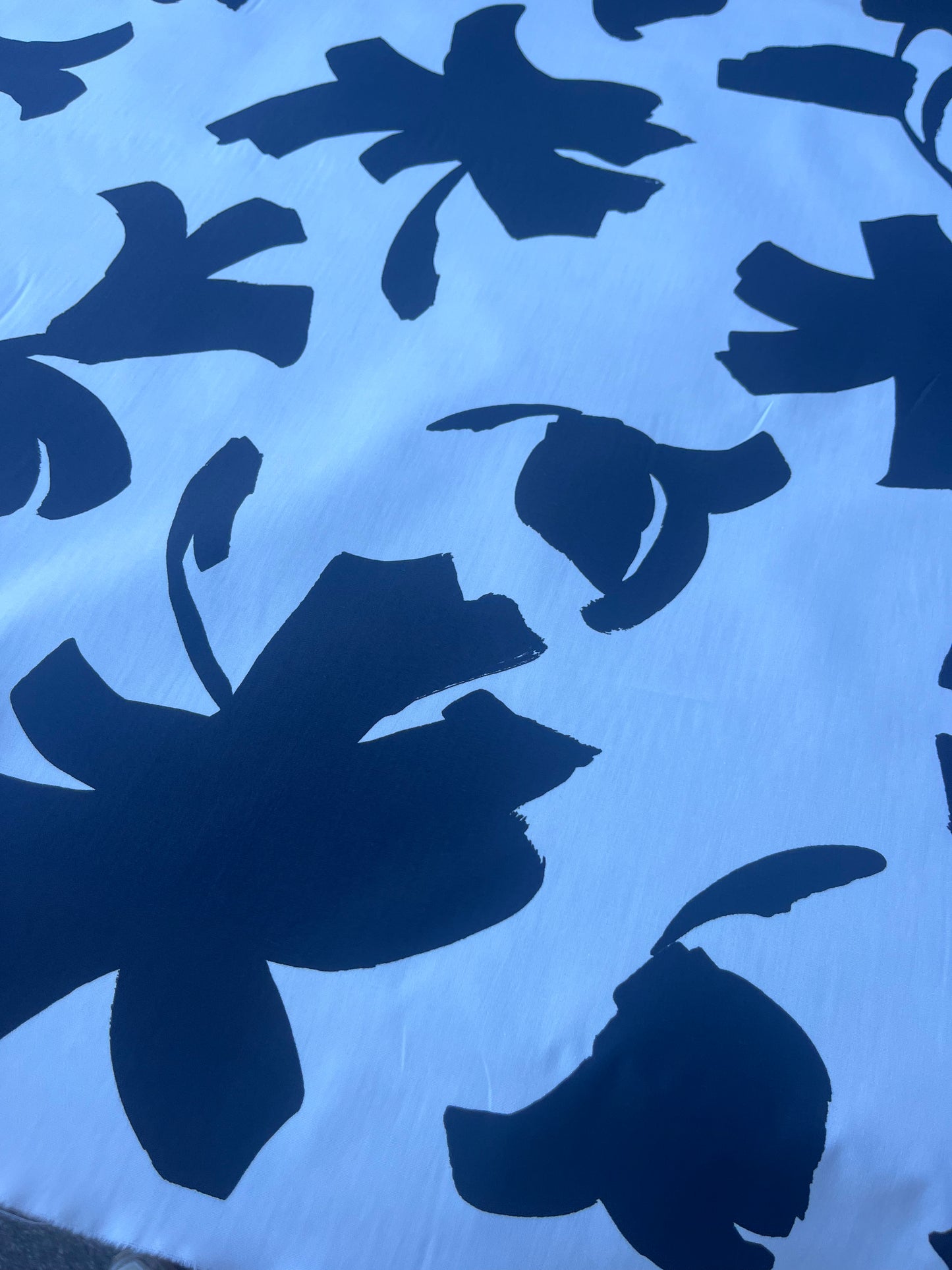 LOUIS 014 cotton poplin with black/white print