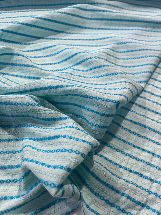 TOM 033 colourwoven cotton voile stripe