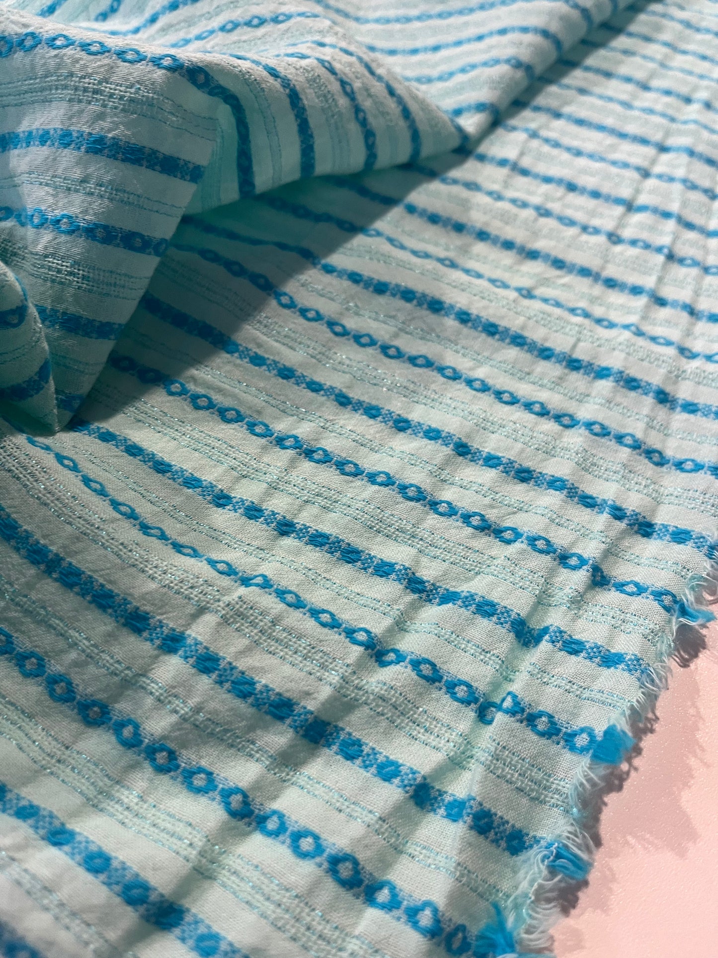 TOM 033 colourwoven cotton voile stripe