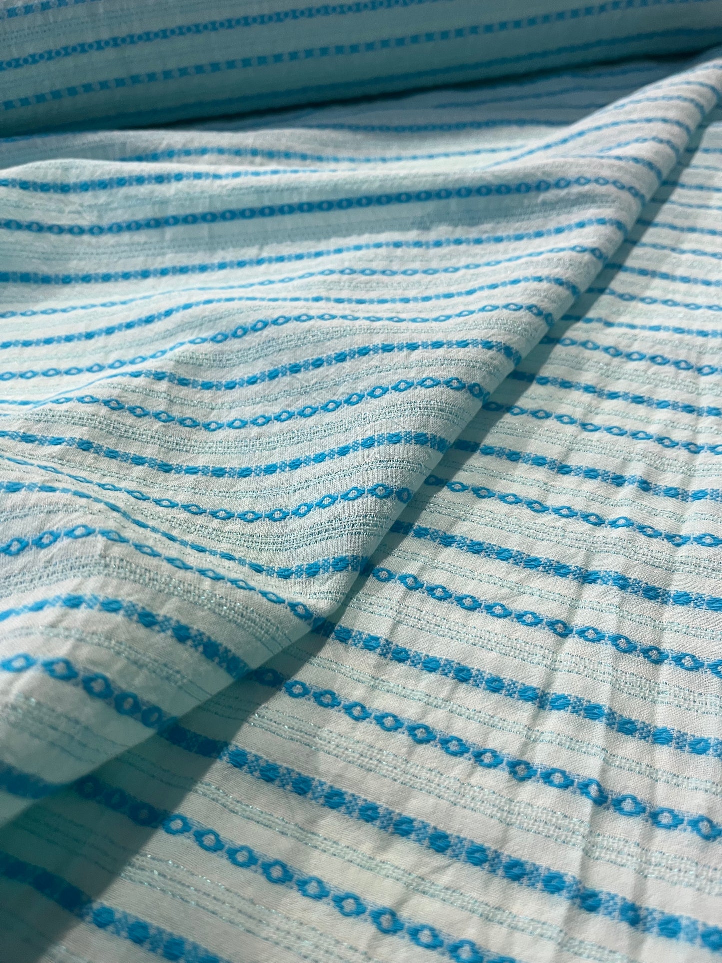 TOM 033 colourwoven cotton voile stripe