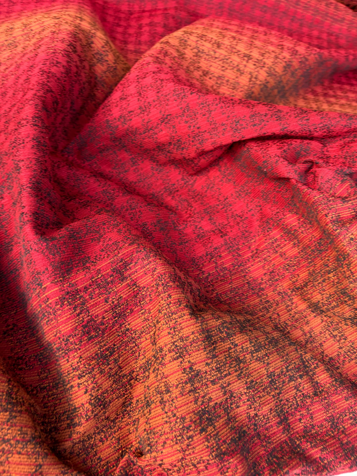 RALPH 048 fading dogtooth heavy cotton jacquard