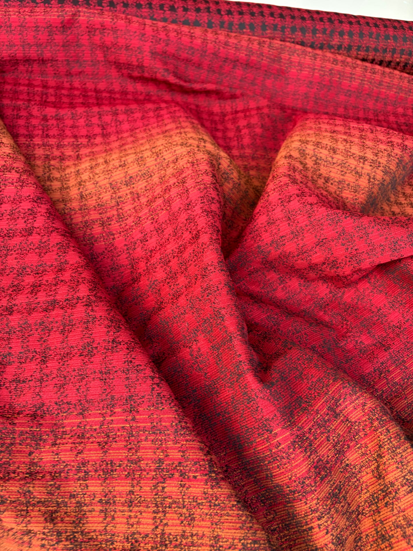 RALPH 048 fading dogtooth heavy cotton jacquard