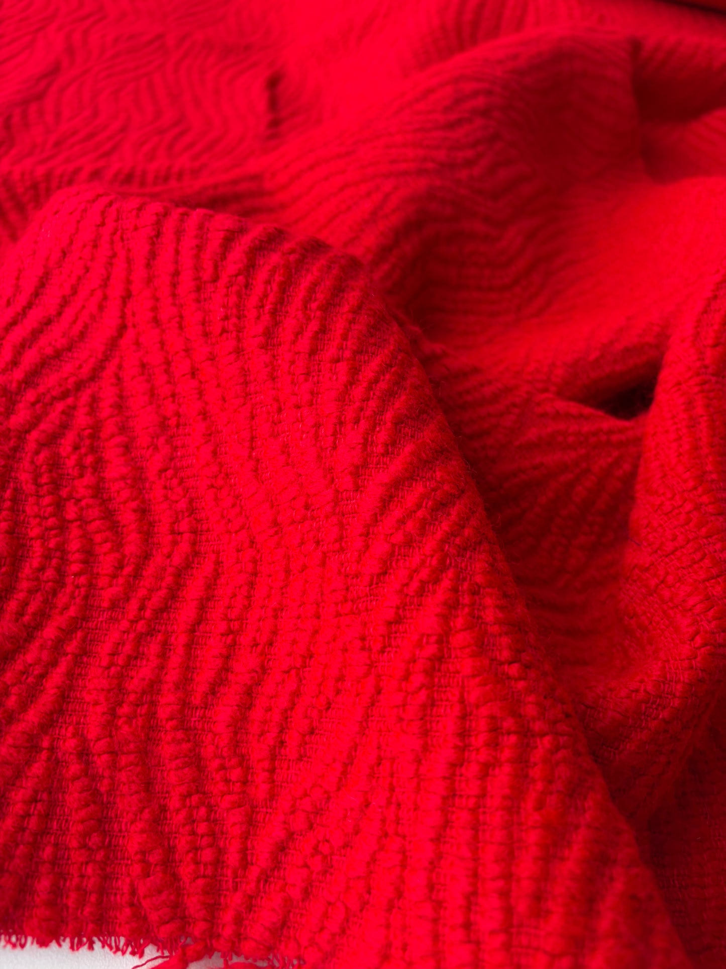 RALPH 053 red heavy woolen coat fabric