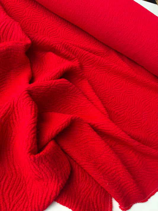 RALPH 053 red heavy woolen coat fabric