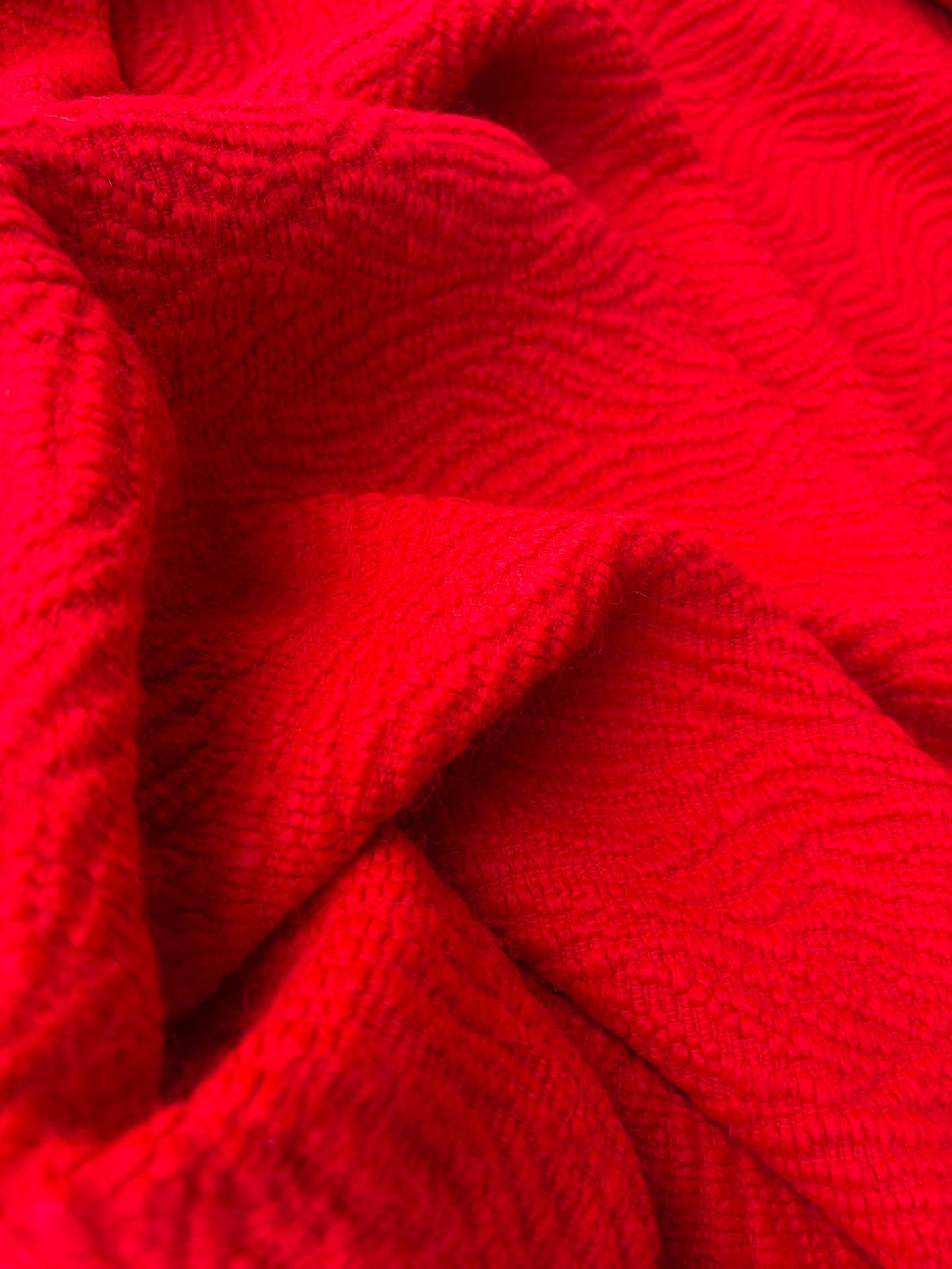 RALPH 053 red heavy woolen coat fabric