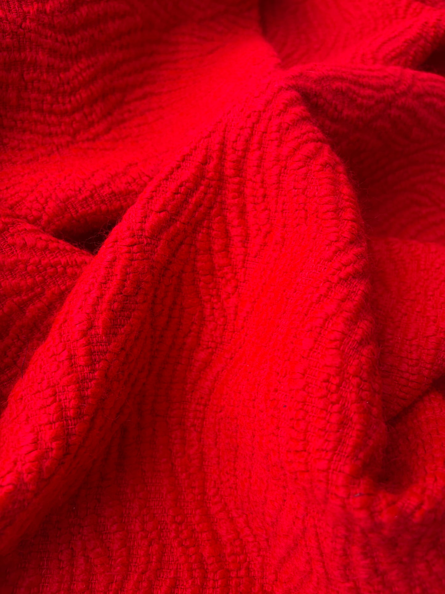 RALPH 053 red heavy woolen coat fabric