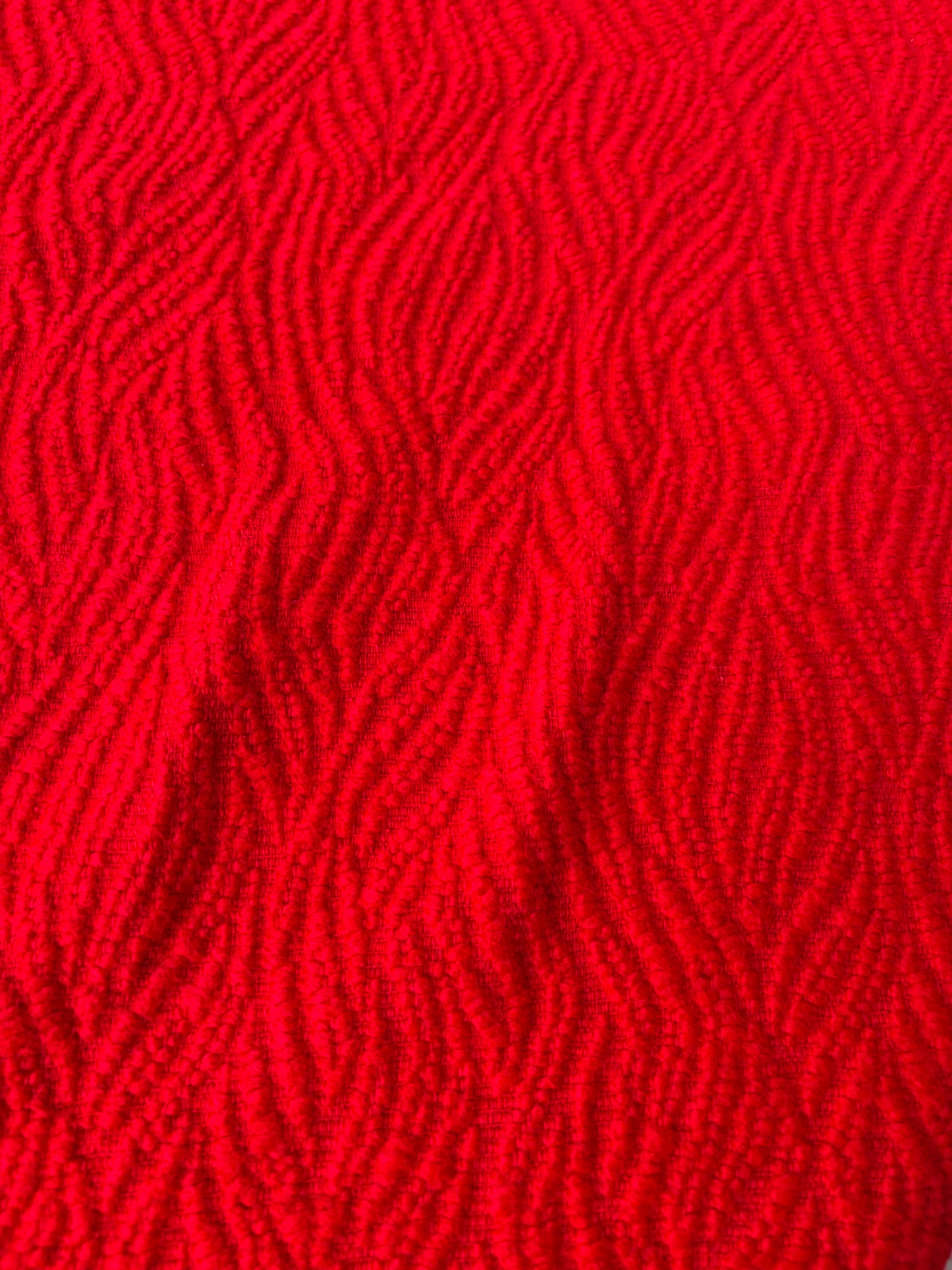RALPH 053 red heavy woolen coat fabric
