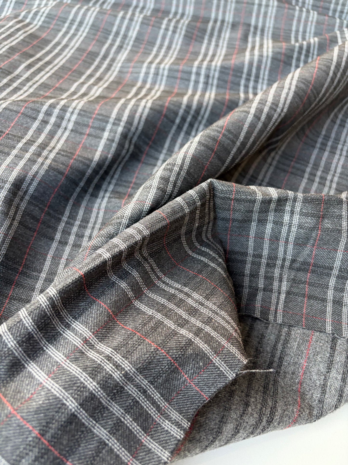RALPH 055 checkered stretch with wool