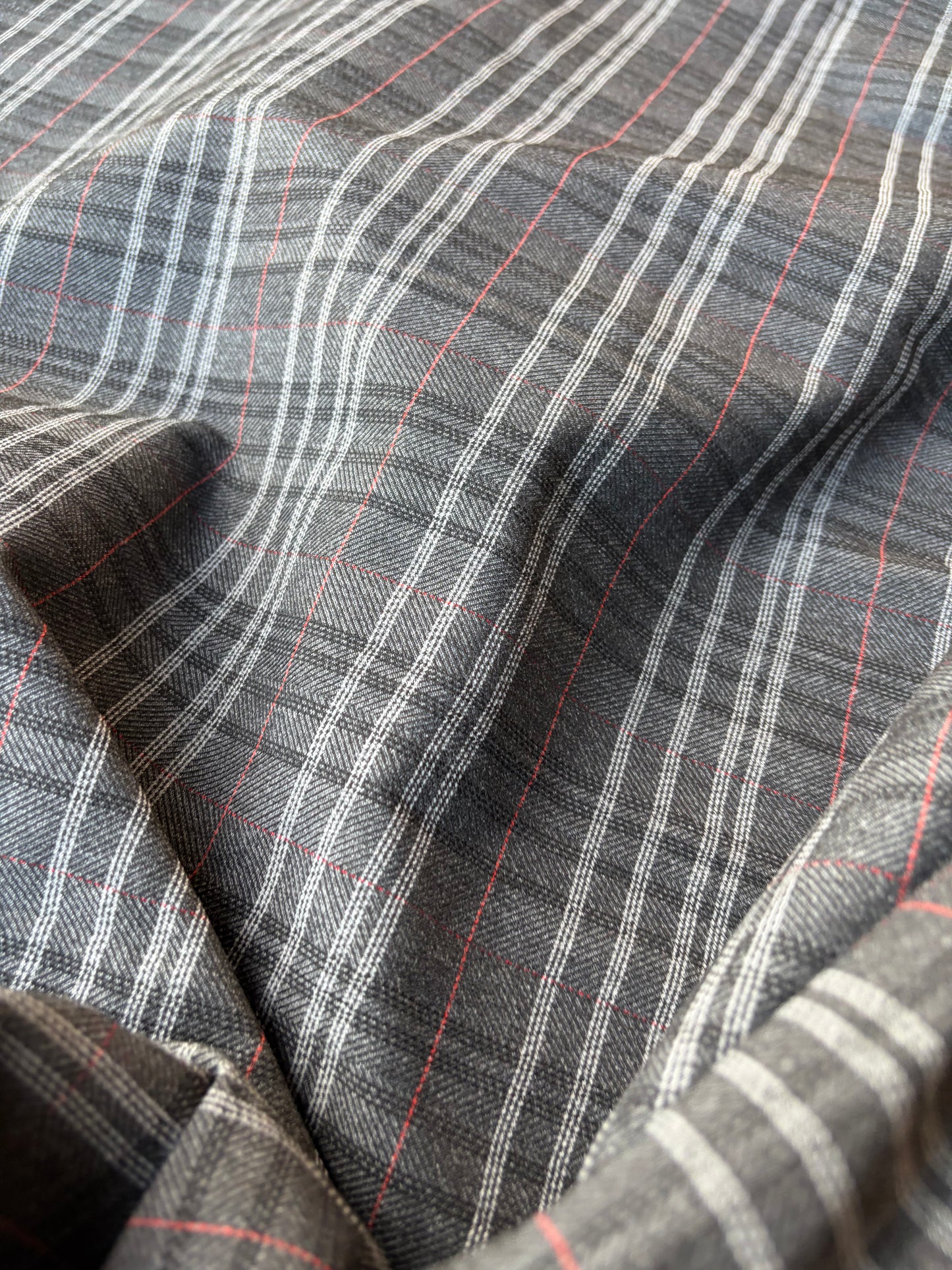 RALPH 055 checkered stretch with wool