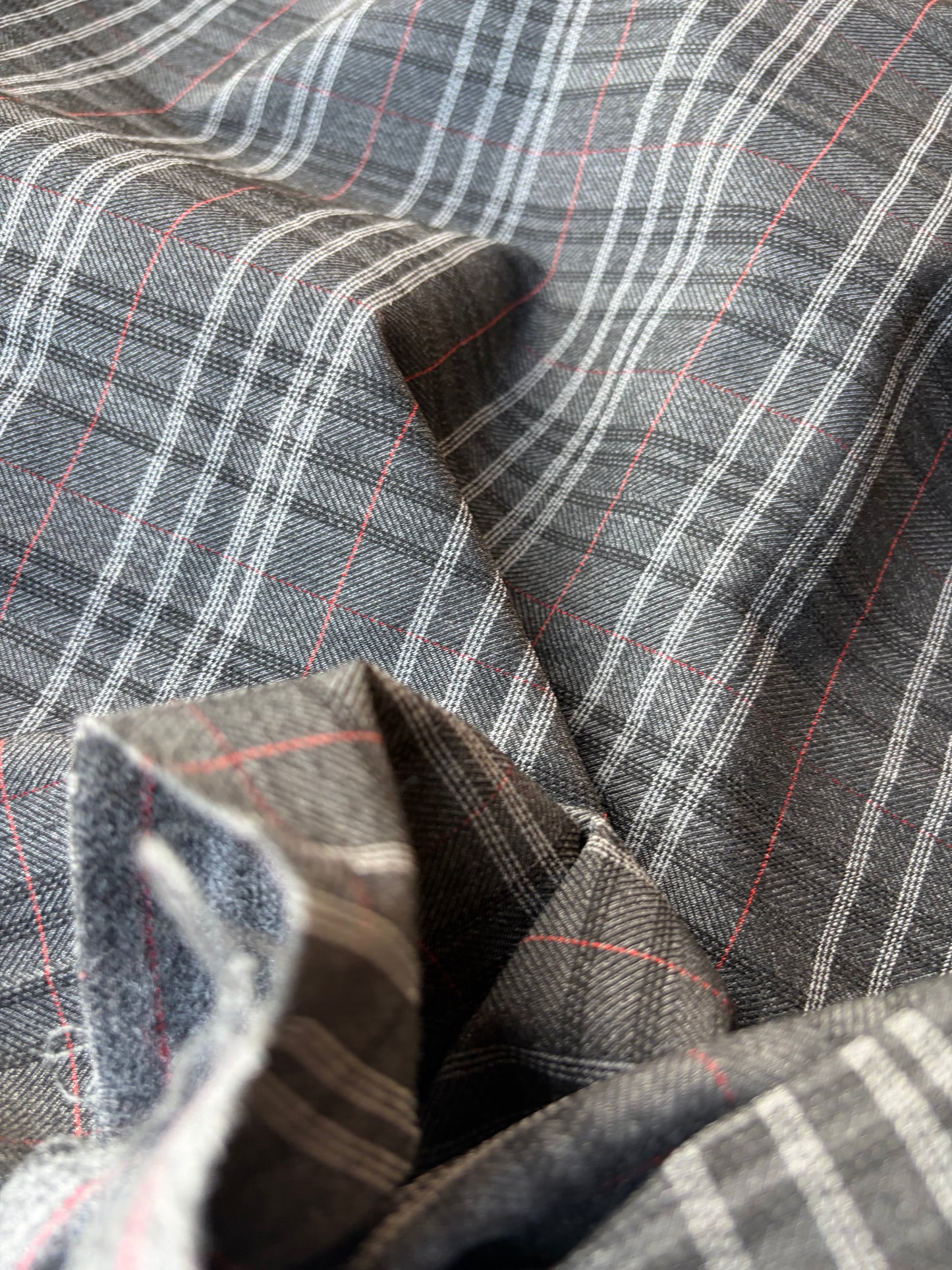 RALPH 055 checkered stretch with wool