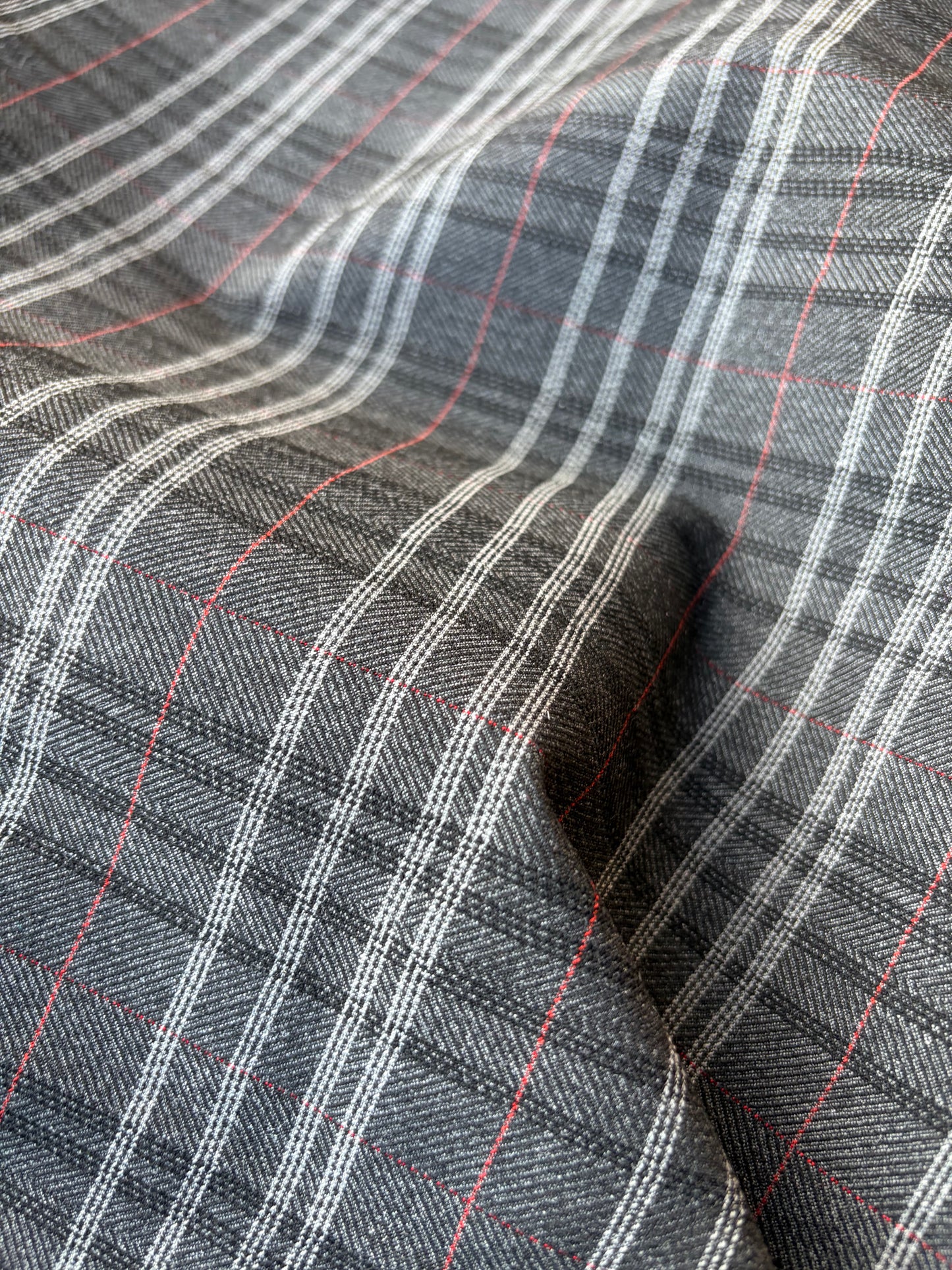RALPH 055 checkered stretch with wool