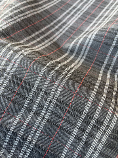 RALPH 055 checkered stretch with wool