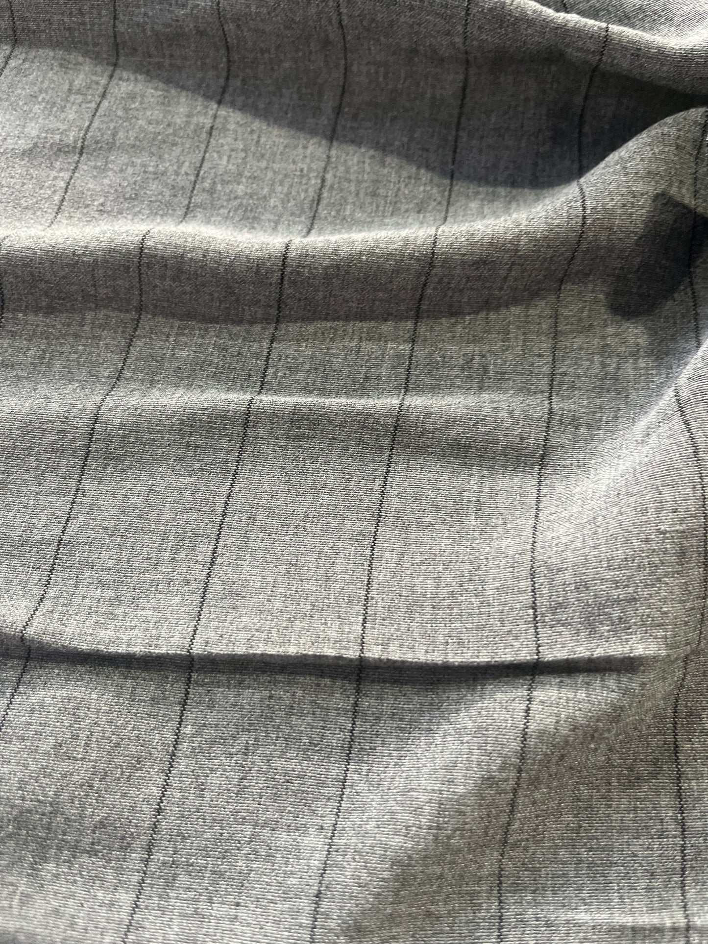 STEF 004 linen/cotton striped suiting fabric