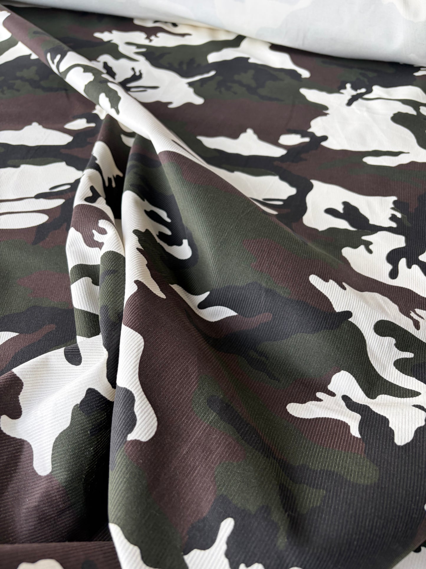 PC ERICA 001 heavy cotton cord camouflage print