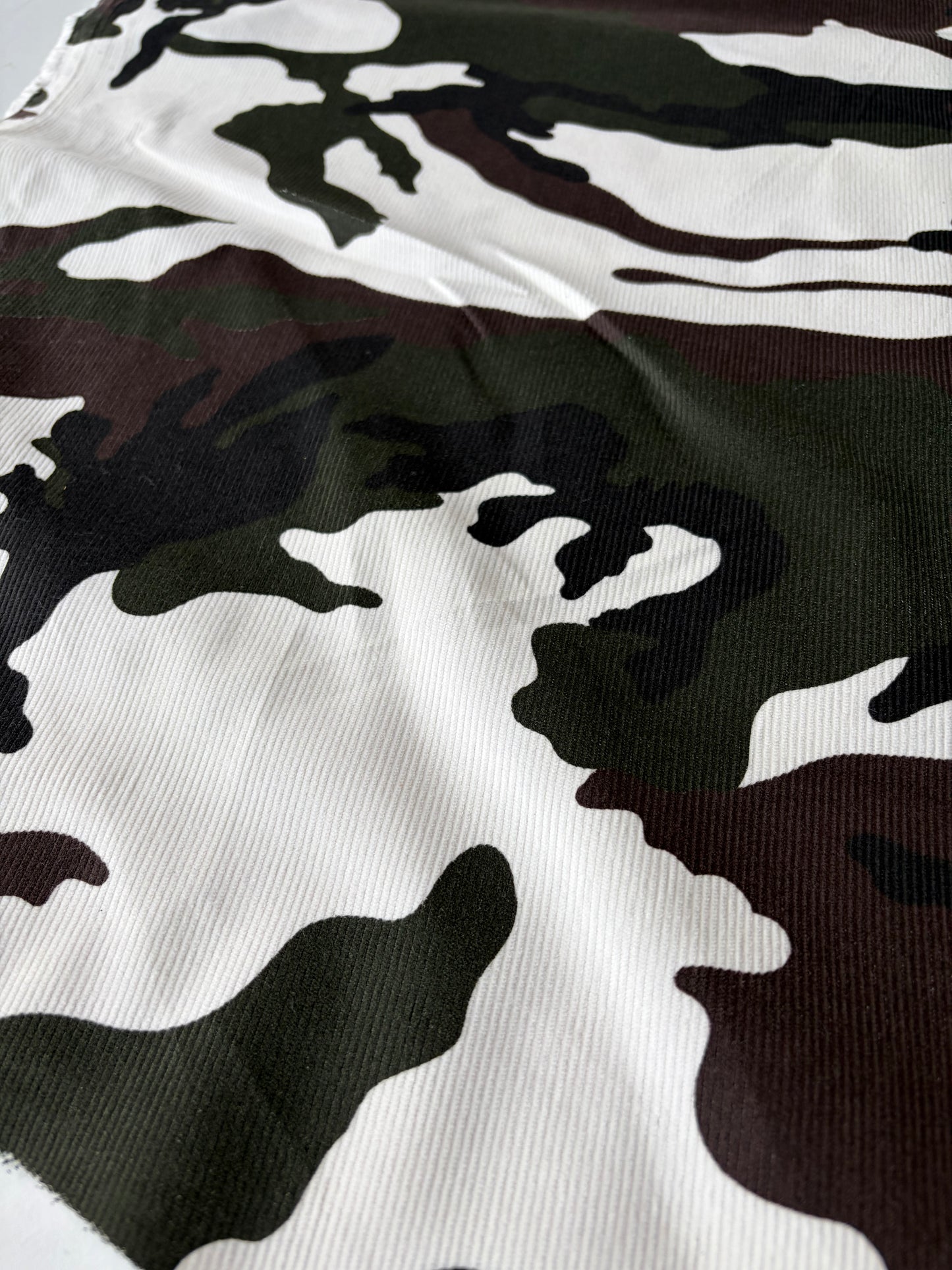PC ERICA 001 heavy cotton cord camouflage print