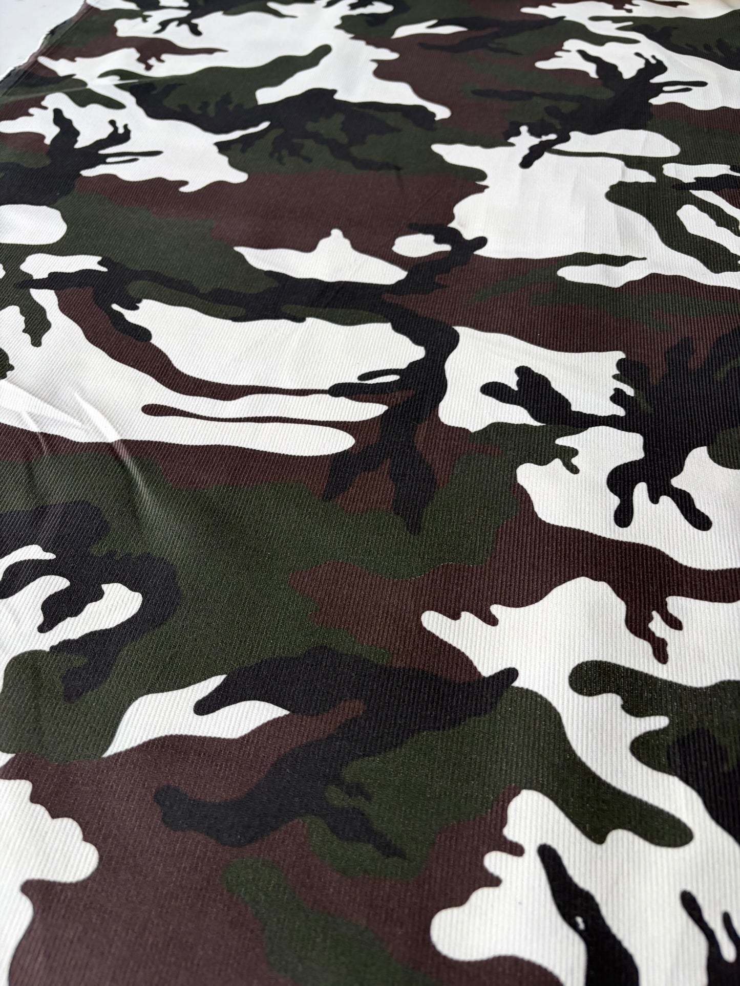 PC ERICA 001 heavy cotton cord camouflage print