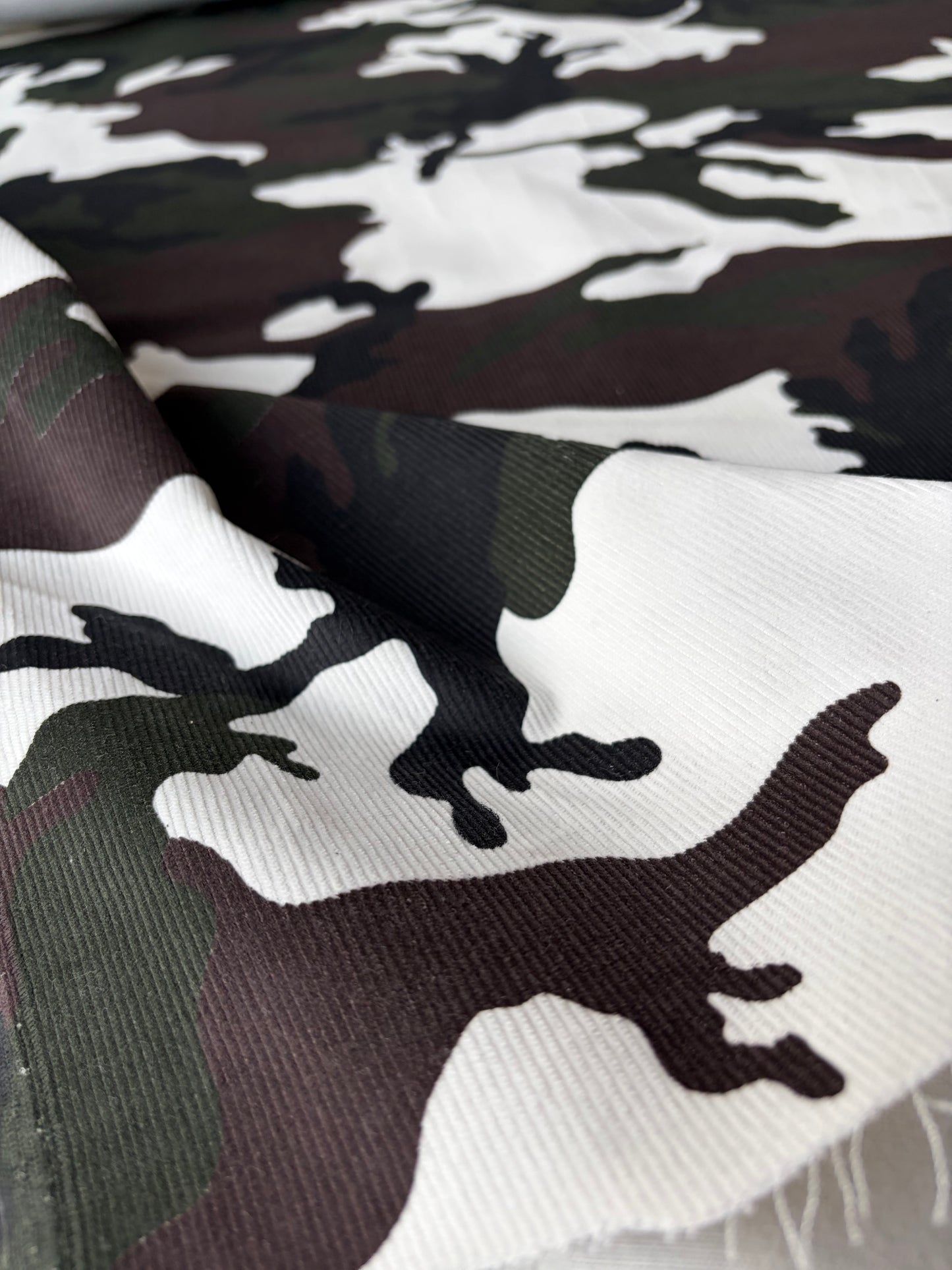 PC ERICA 001 heavy cotton cord camouflage print