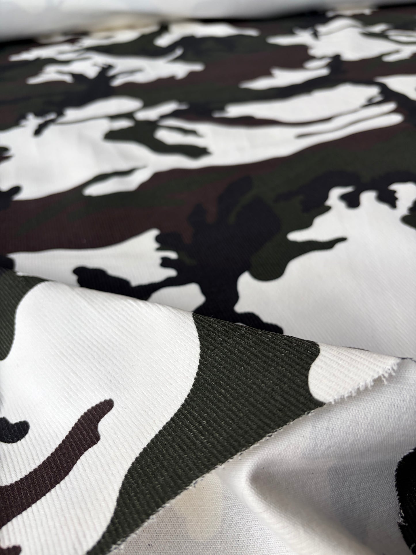 PC ERICA 001 heavy cotton cord camouflage print