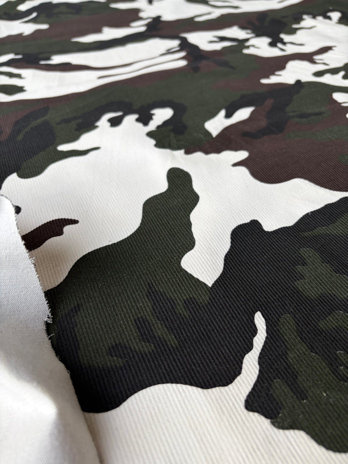 PC ERICA 001 heavy cotton cord camouflage print