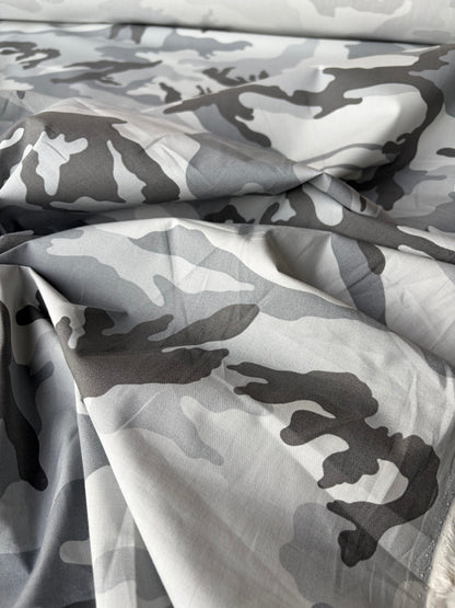 PC ERICA 002 heavy cotton satin camouflage print