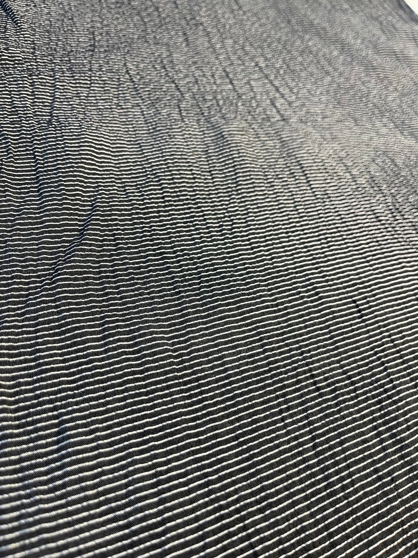 CLAIRE 135 semi transparent stripe in viscose/polyamide