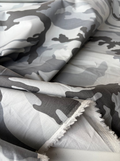 PC ERICA 002 heavy cotton satin camouflage print