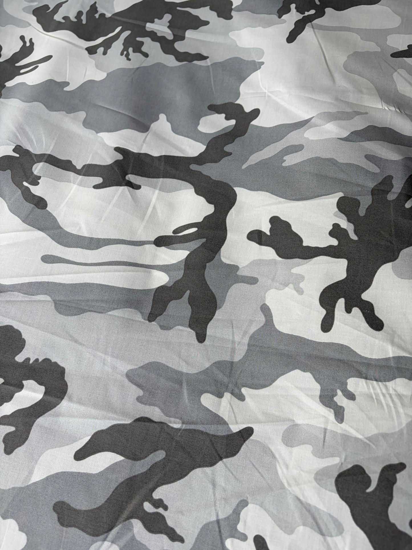 ERICA 002 heavy cotton satin camouflage print