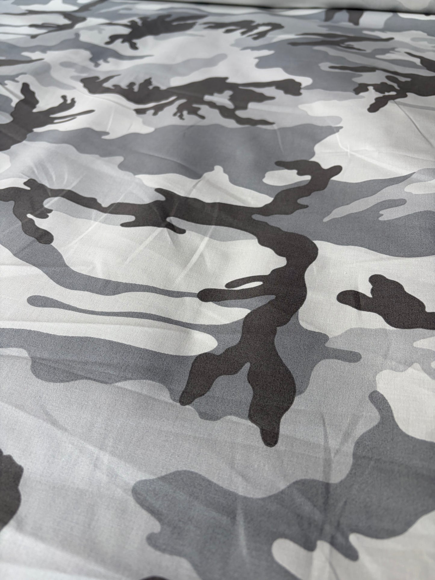 ERICA 002 heavy cotton satin camouflage print