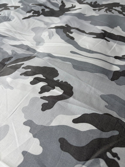 PC ERICA 002 heavy cotton satin camouflage print
