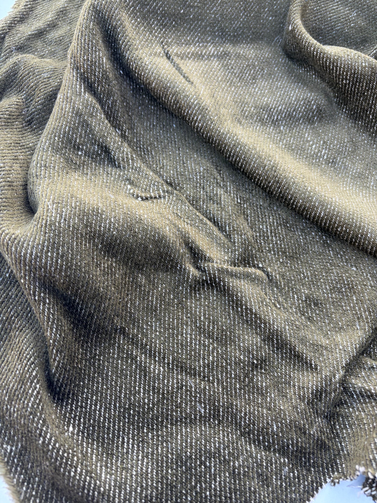 LAUREN 003 khaky velvet twill heavy cotton