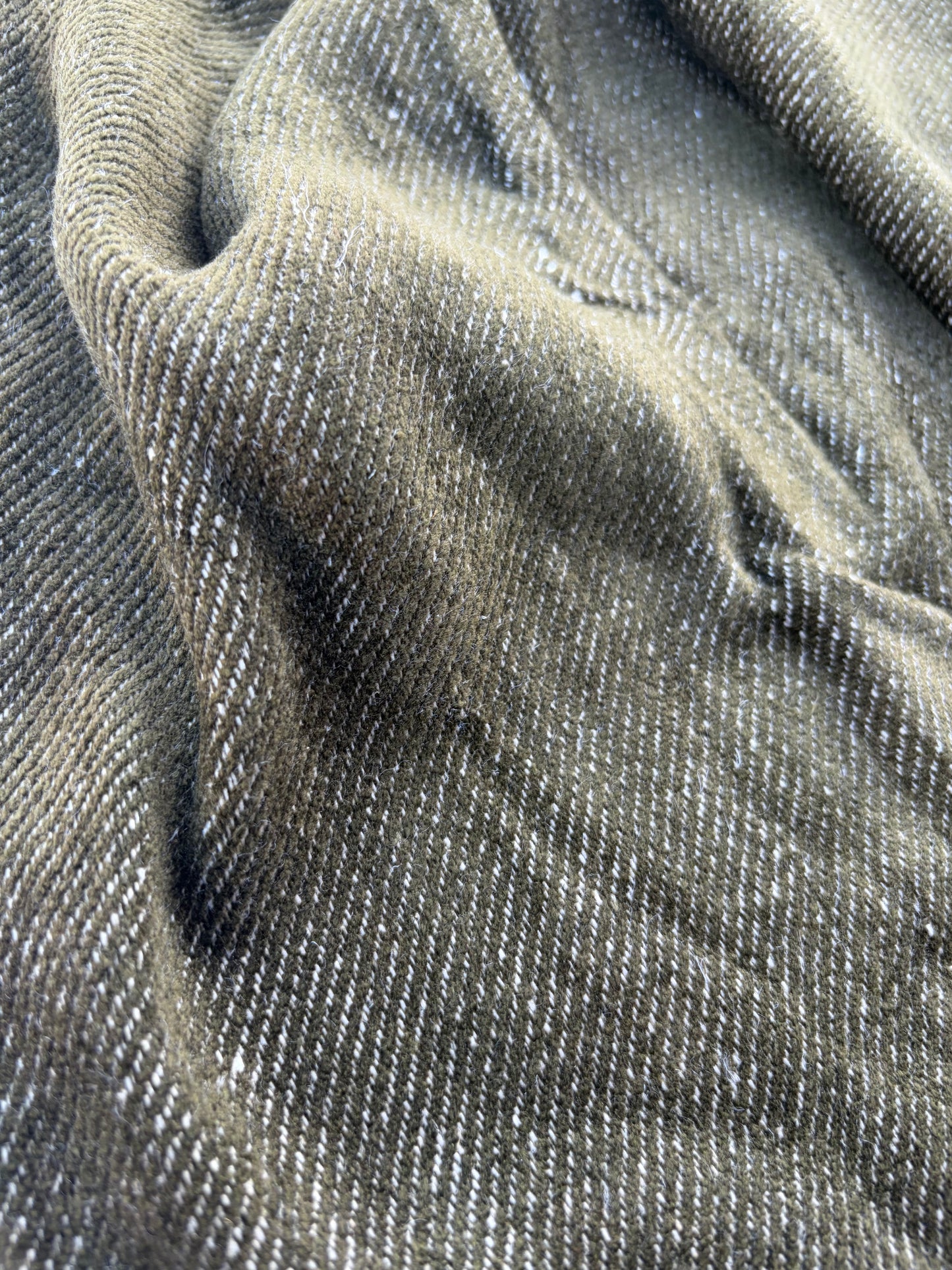 LAUREN 003 khaky velvet twill heavy cotton