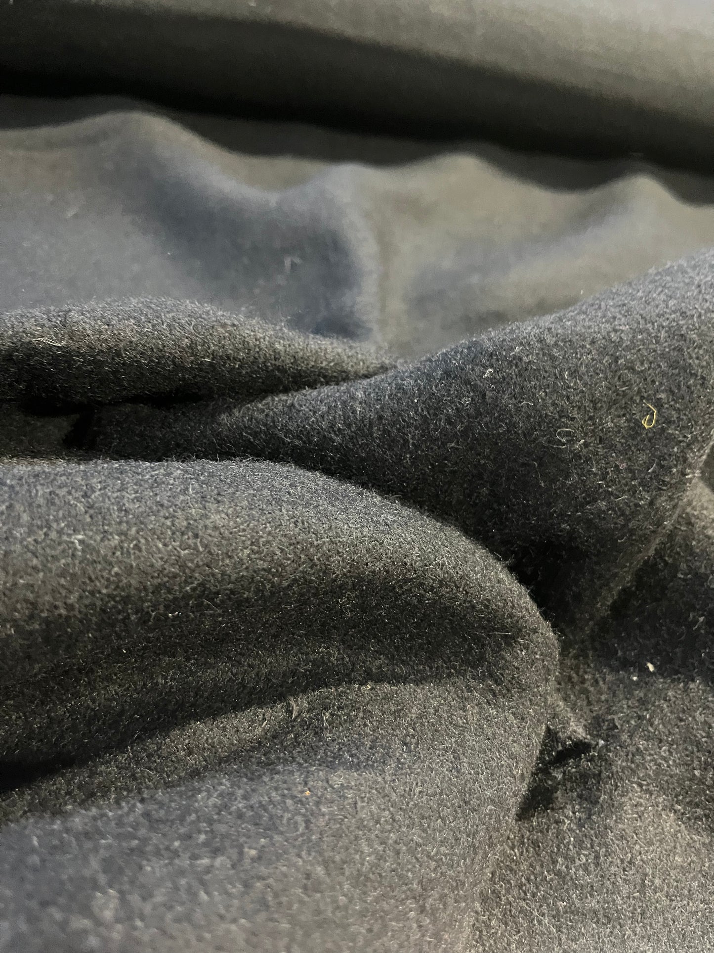 CLAIRE 140 Boiled wool black