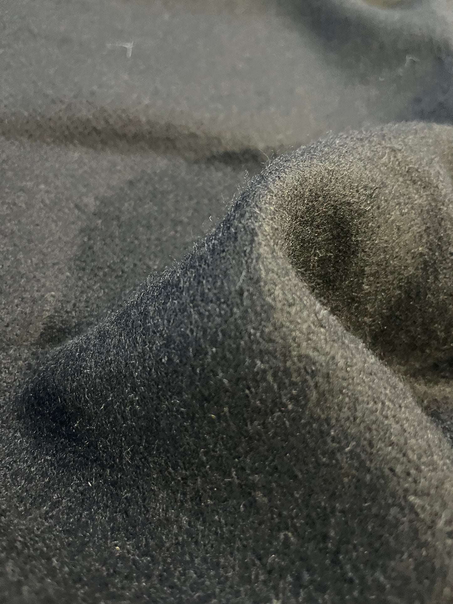 CLAIRE 140 Boiled wool black