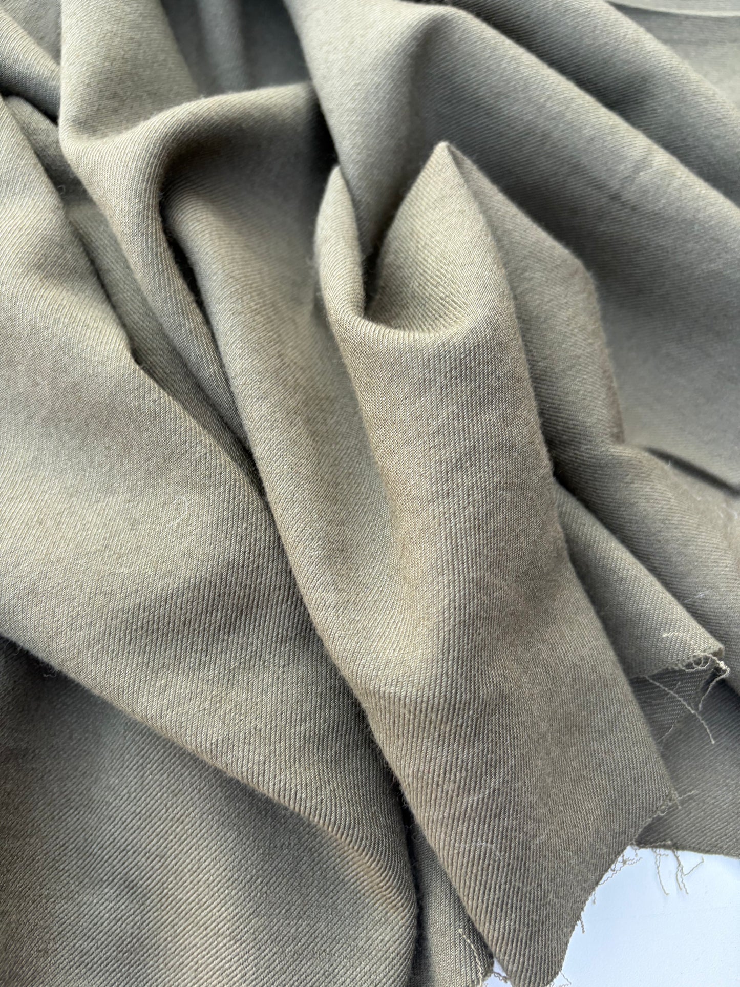LAUREN 004 khaky  wool stretch suiting fabric