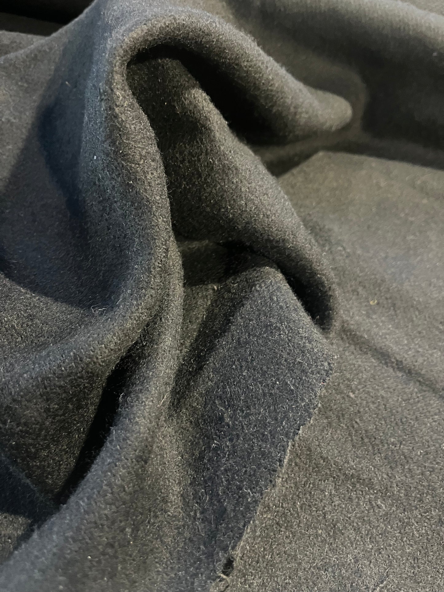 CLAIRE 140 Boiled wool black